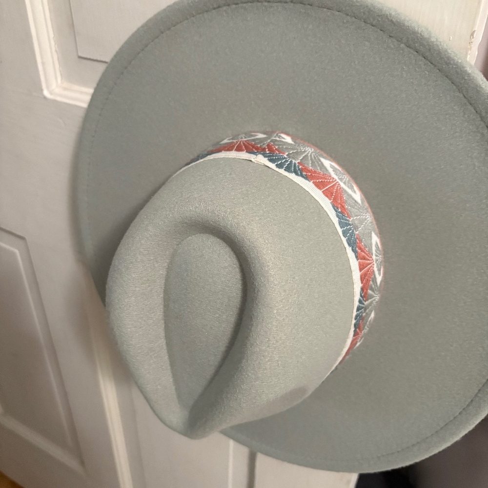Grey Felt Festival Hat- New